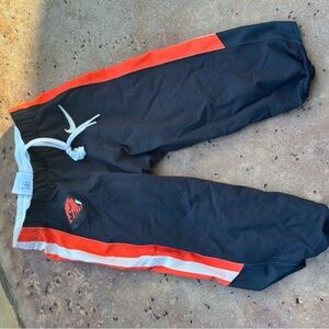 Black Shorts with orange Graphic Detail